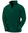 RS905 R905X Result Recycled Zip Neck Micro Fleece Forest Green colour image